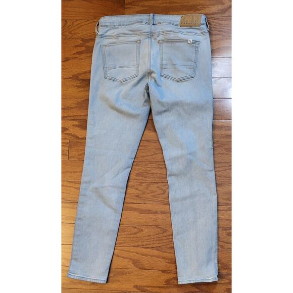 PACSUN Jeans Womens 30 x 30 Blue Denim Stretch Stretch Skinny Preppy Light Wash - Picture 2 of 12
